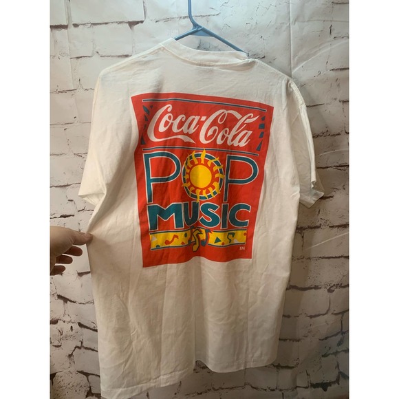 Vintage Coca-Cola Summer 1991 single-stitch double-sided Volunteer t-shirt (XL) - Picture 5 of 5